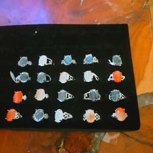 Lot of 20 Cats Eye Rings